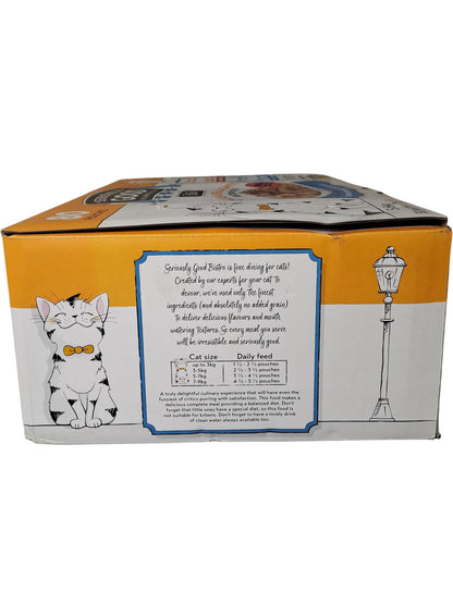 Seriously Good Bistro | Chicken & Fish À La Carte Cat Food | 80x70g
