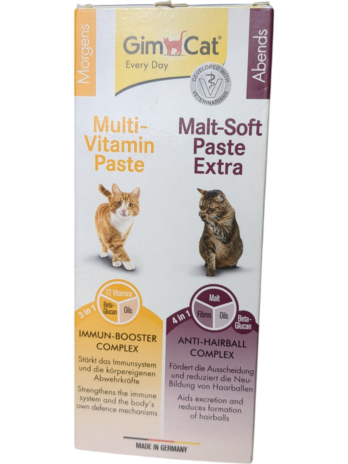 GimCat | Multi-Vitamin Malt-Soft Paste Extra | 2x50g