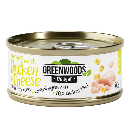 Greenwoods Delight Chicken Fillet with Cheese - Multibuy: 6 X 70g