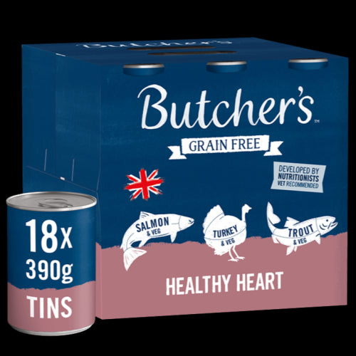 Butcher's Healthy Heart Dog Food Tins 18x390g