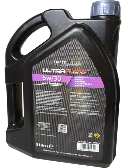 Optilube | UltraFlow Engine Oil | 5W-30 | 5 Litres