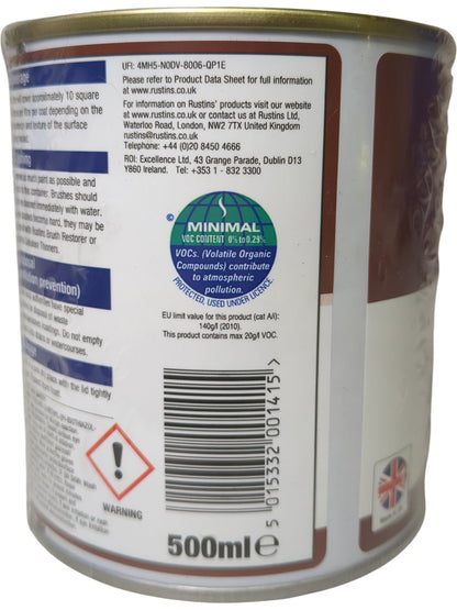 Rustins | Red Oxide Metal Primer | 500ml