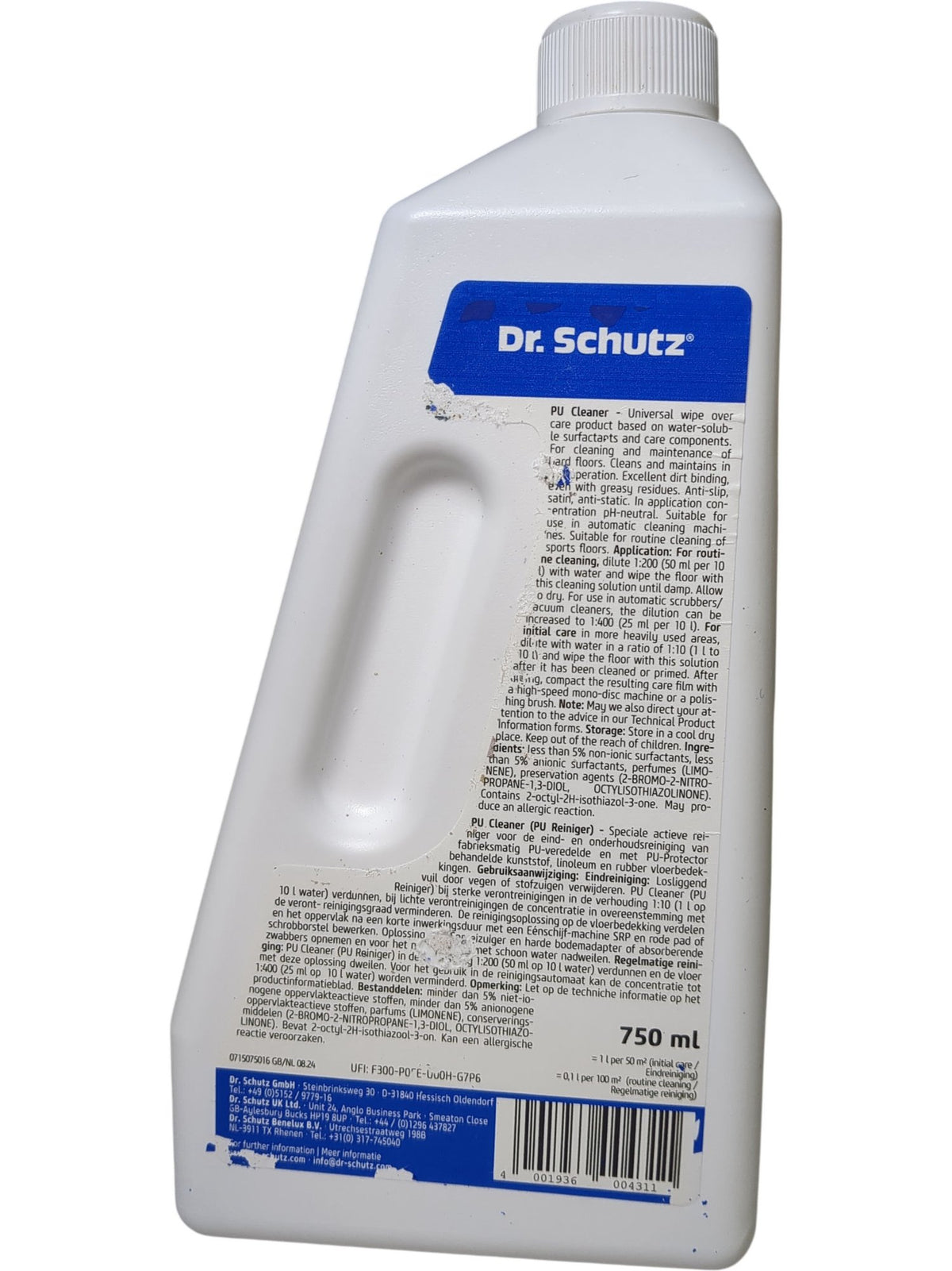 Dr. Schutz | PU Cleaner | 750ml