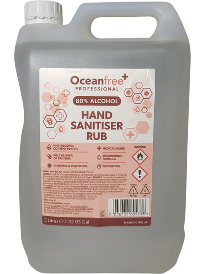 Oceanfree | Hand Sanitiser Rub | 5L