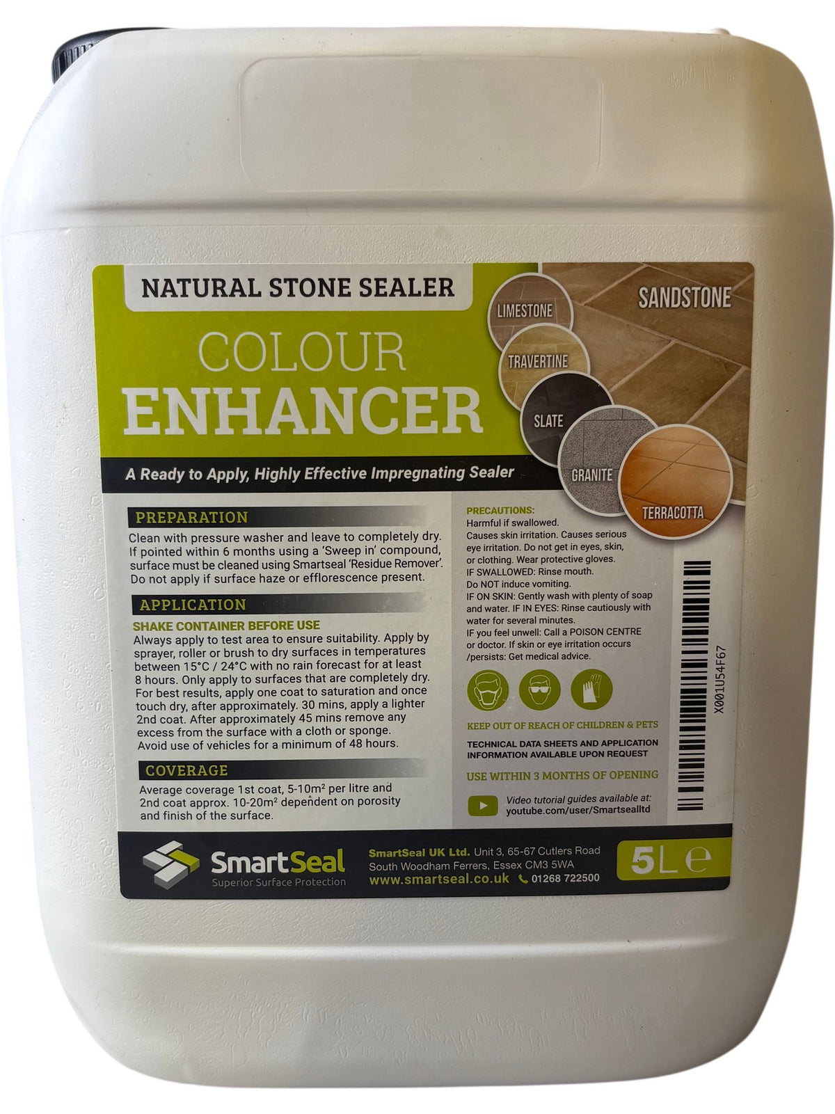 SmartSeal | Natural Stone Sealer Colour Enhancer | 5L