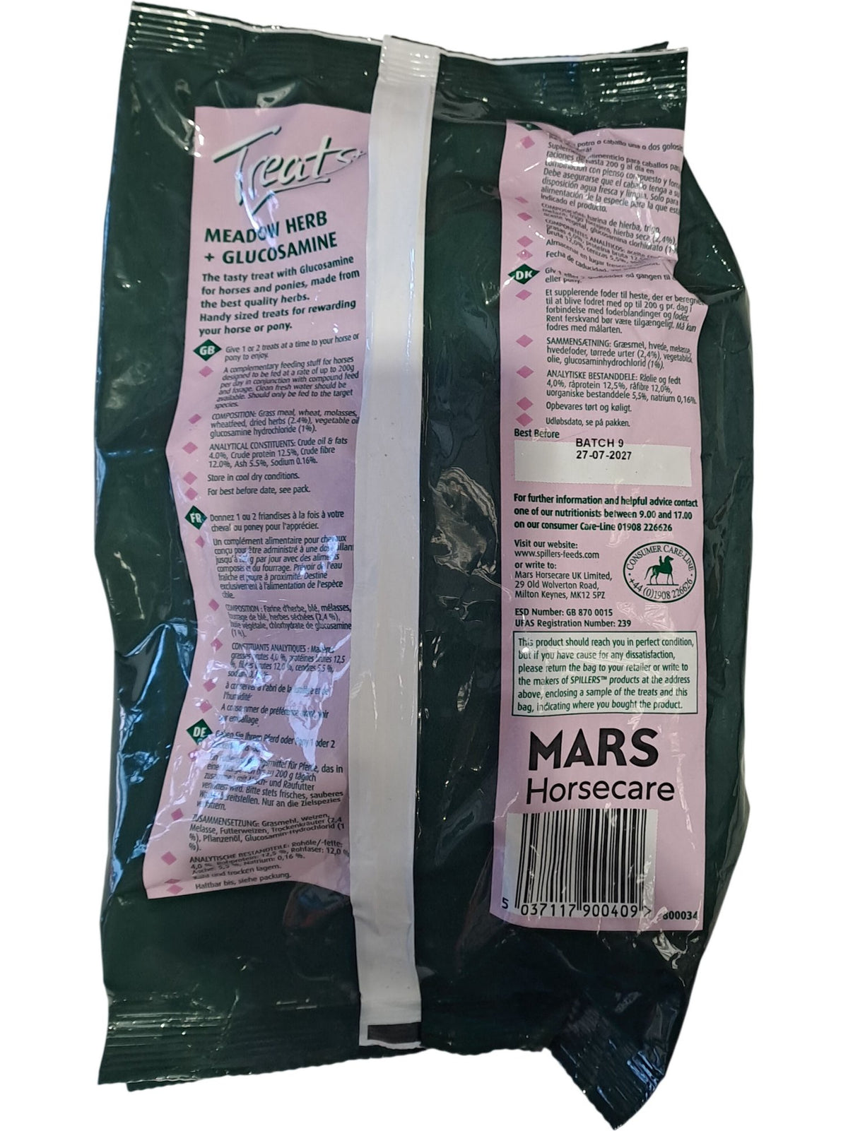 Spillers | Horse Treats | Meadow Herb + Glucosamine | 1kg