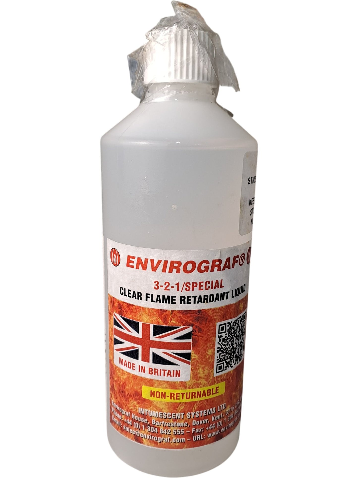 Envirograf | Clear Flame Retardant Liquid | 3-2-1/Special | 0.5L