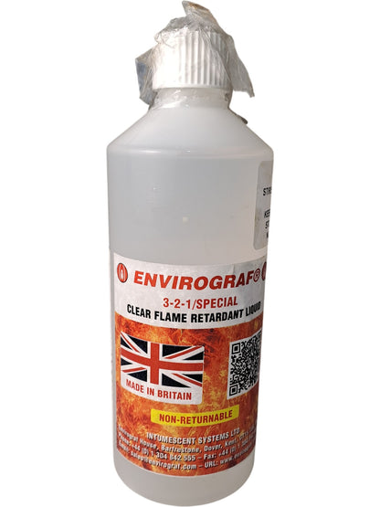 Envirograf | Clear Flame Retardant Liquid | 3-2-1/Special | 0.5L