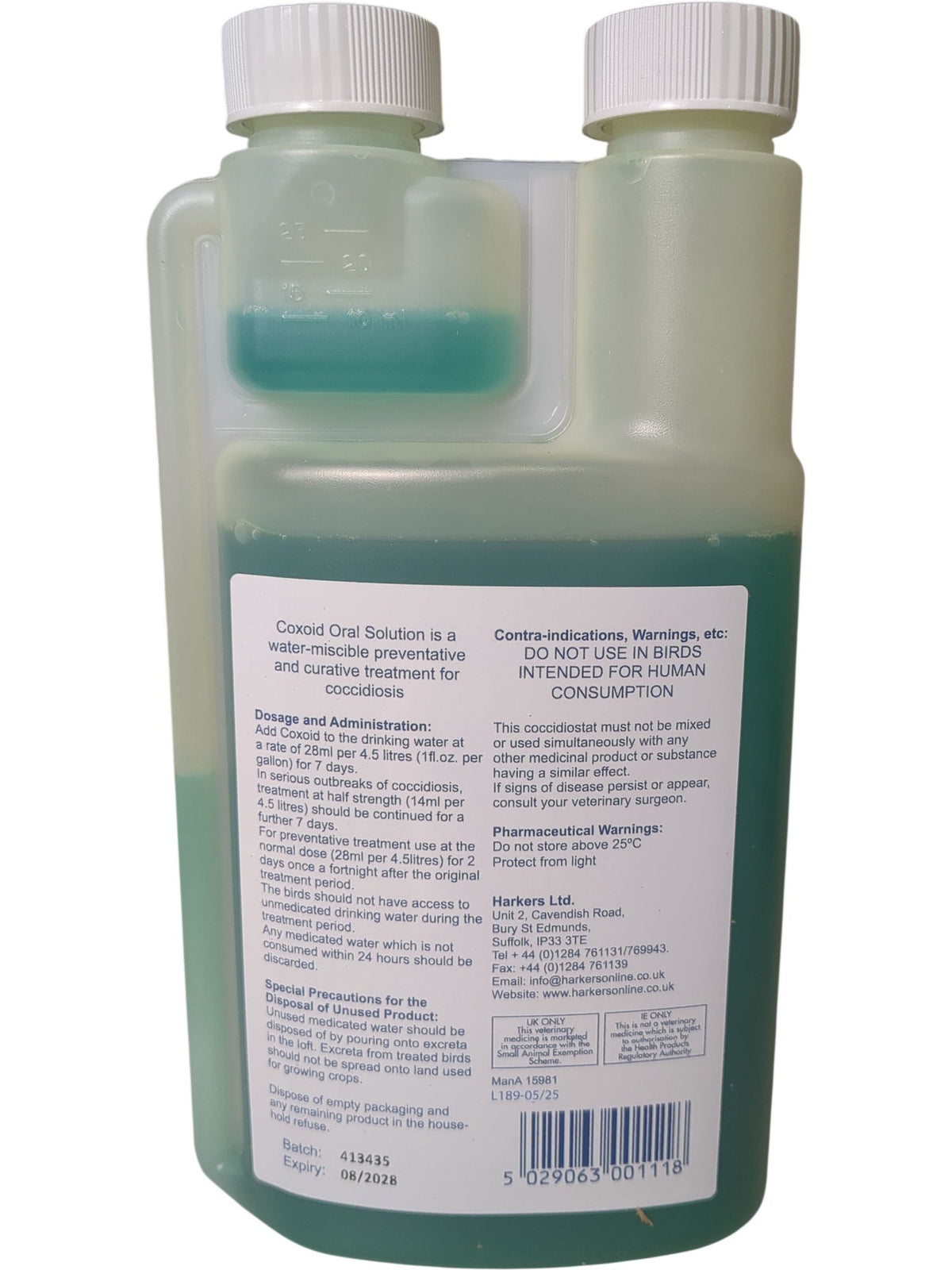 Petlife | Harkers Coxoid Oral Solution | 500ml