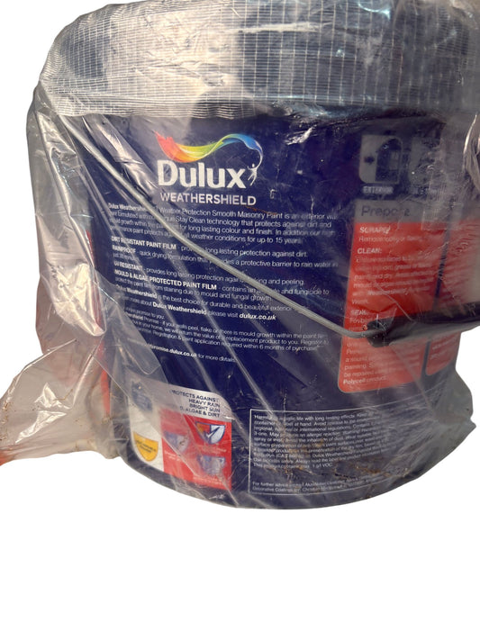 Dulux Weathershield All Weather Protection Paint Pure Brilliant White 5L