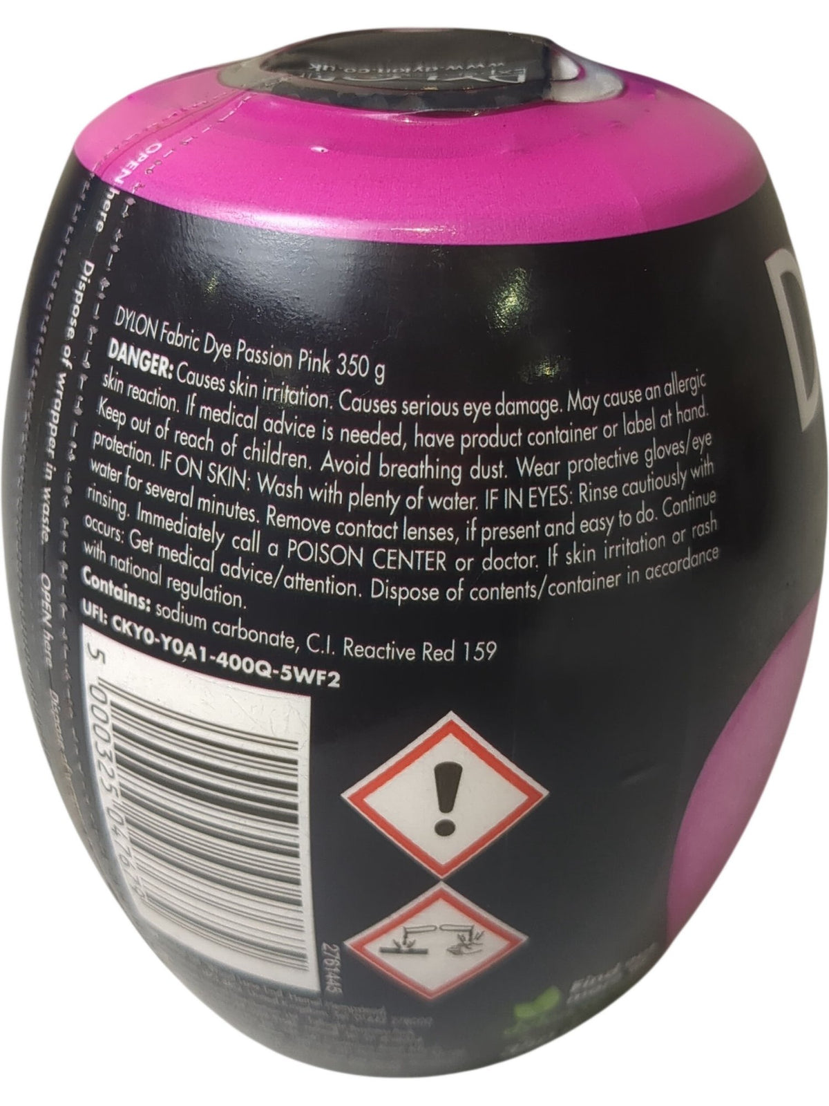 Dylon | All-in-1 Fabric Dye | Passion Pink 350g