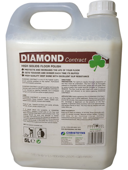Christeyns | High Solids Floor Polish | Diamond Contract | 5L