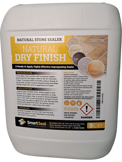 SmartSeal | Natural Stone Sealer | Natural Dry Finish | 5L