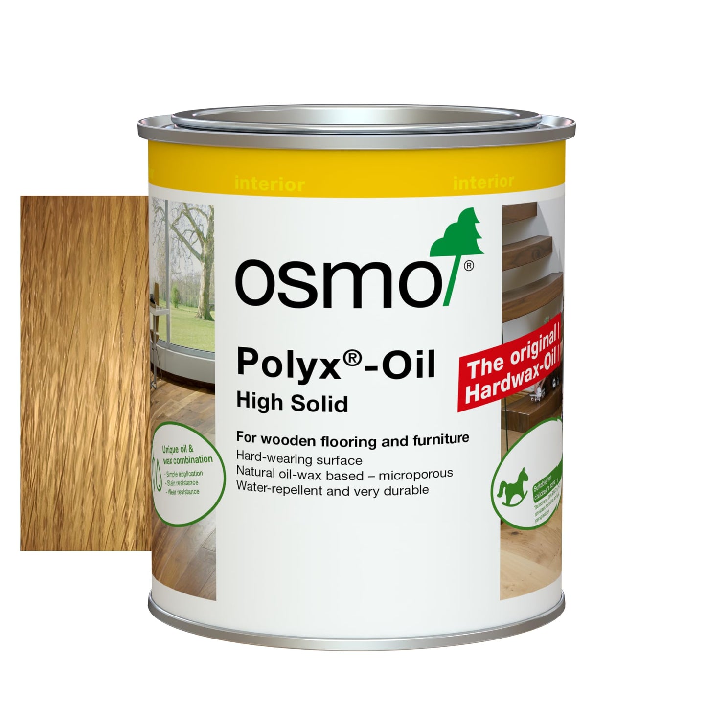Osmo| Polyx-Oil| High Solid| 3032 Clear Satin| 0.75L