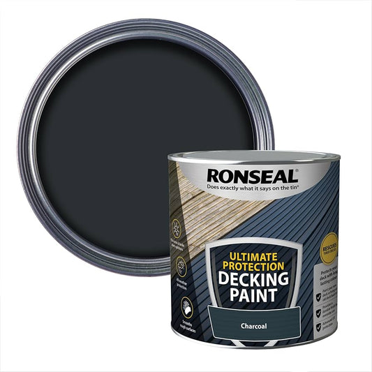 Ronseal| Ultimate Decking Paint| Charcoal| 2.5L