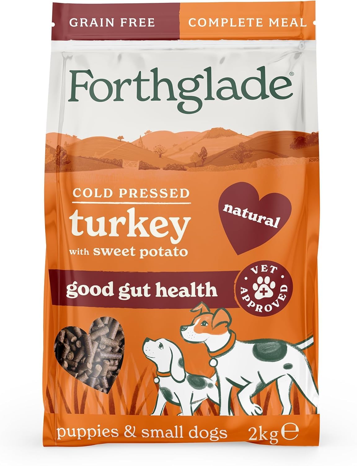 Forthglade | Turkey | All Dogs 2mo+ | Small Pellets | 2kg