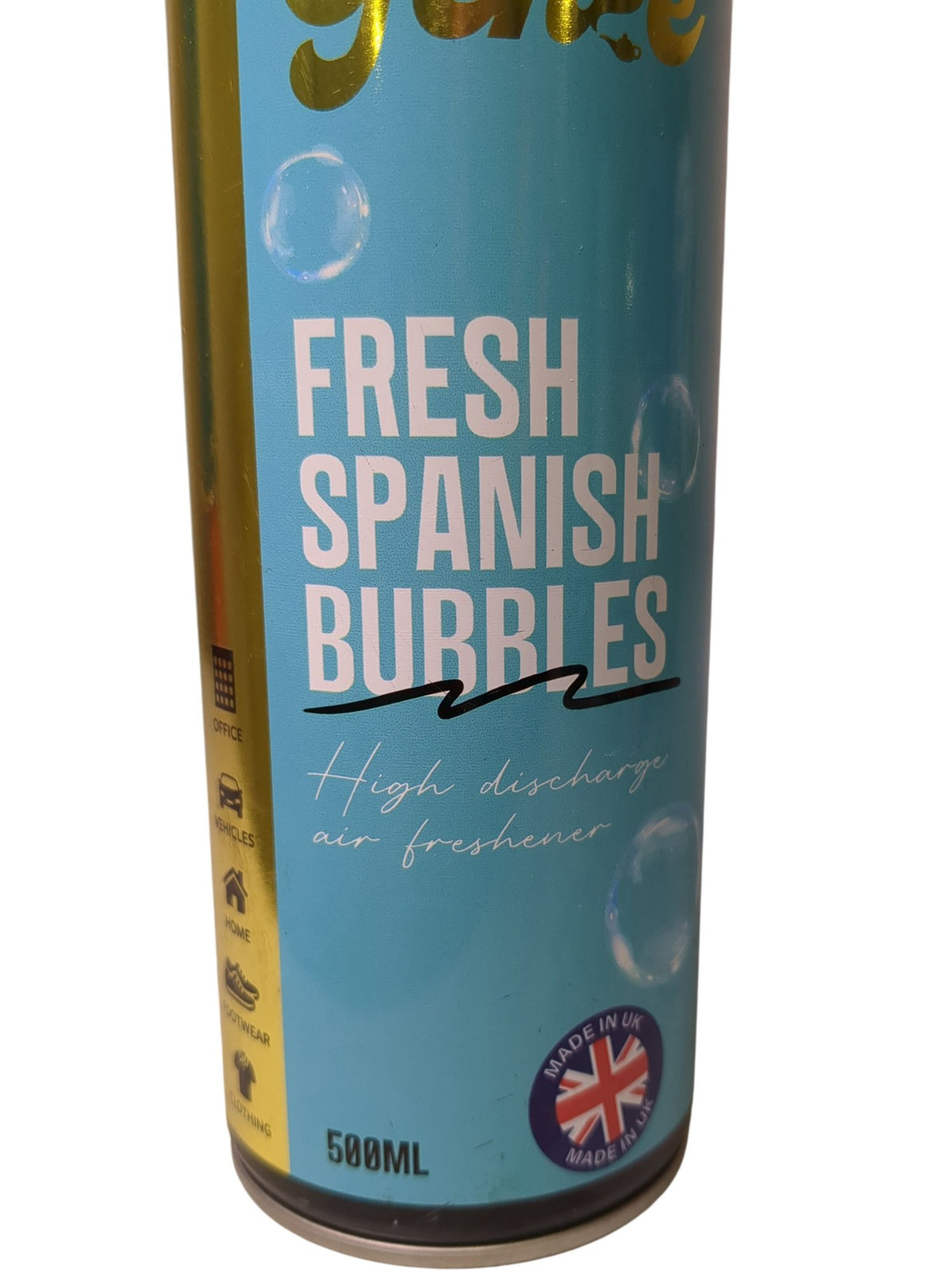 Genie | Fresh Spanish Bubbles | High Discharge Air Freshener | 500ml