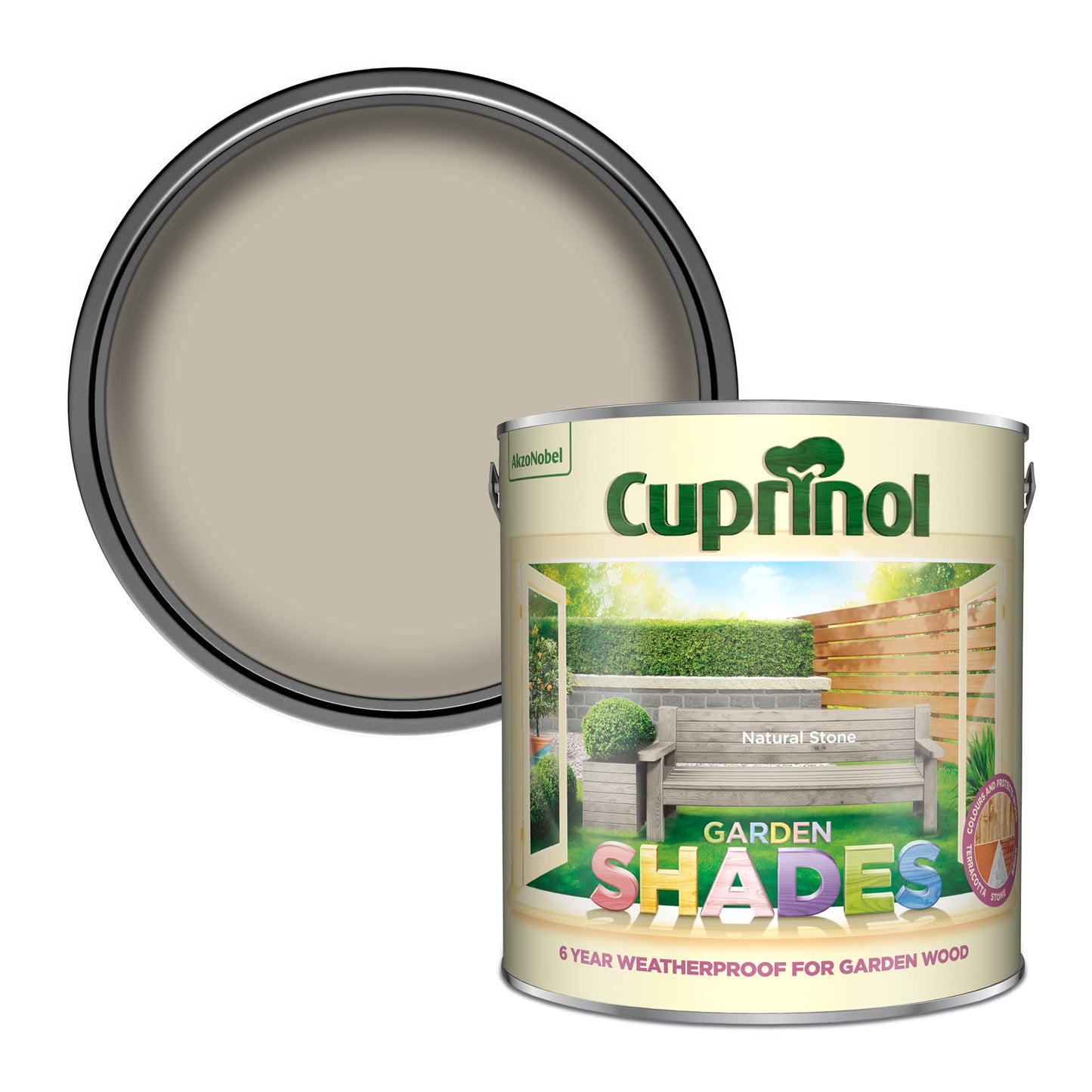 Cuprinol| Garden Shades| Natural Stone| 2.5L