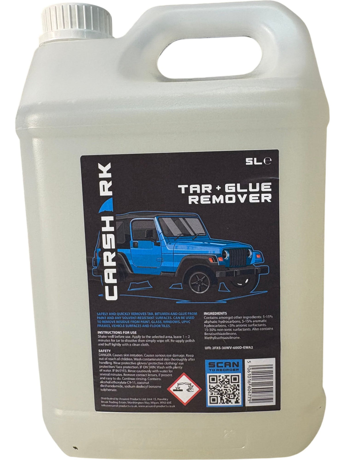 CarShark Tar + Glue Remover 5L