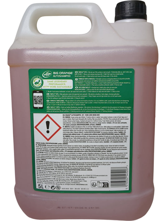 Turtle Wax | Big Orange Autoshampoo | 5L
