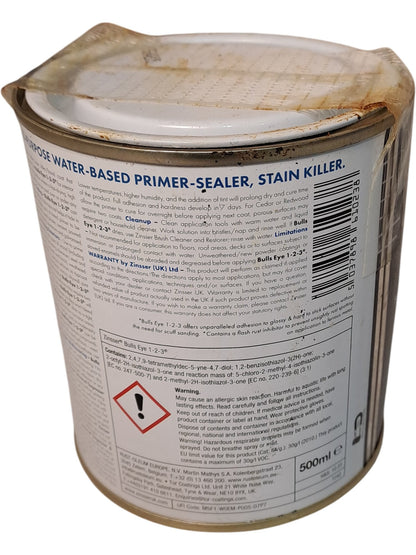 Zinsser | Bulls Eye 1-2-3 Multi-Purpose Primer-Sealer | 500ml