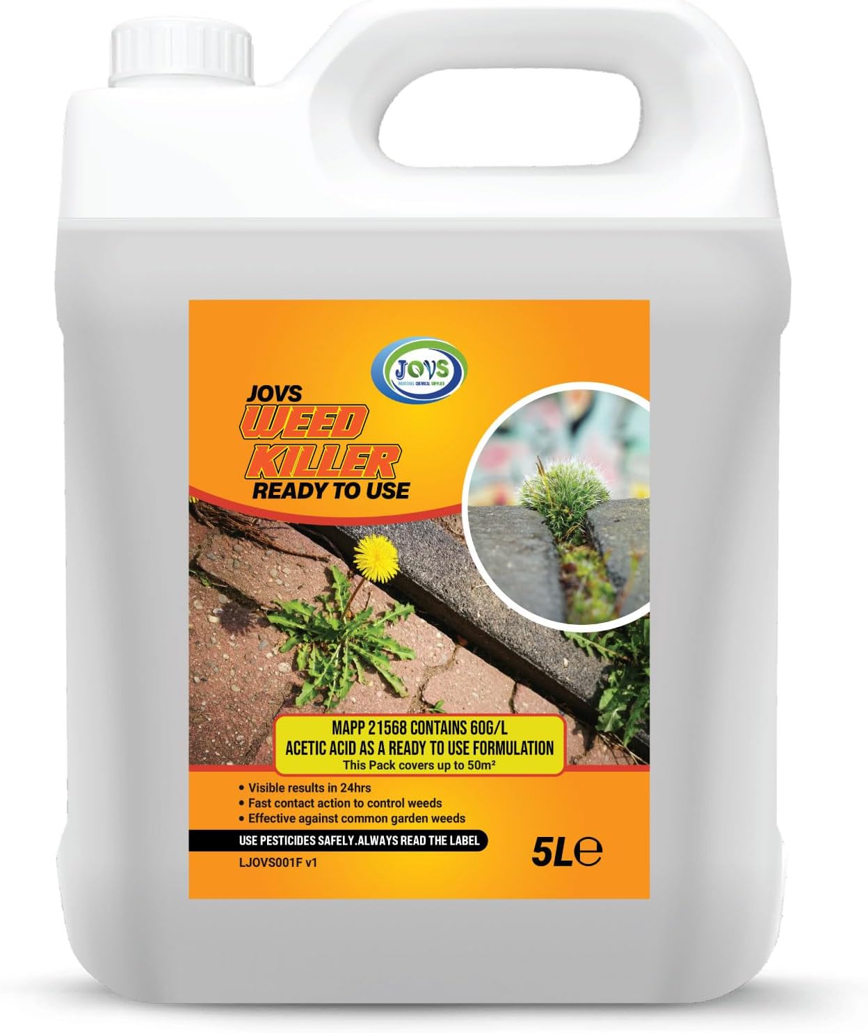 Jovs | Weed Killer | Fast Acting | 5L