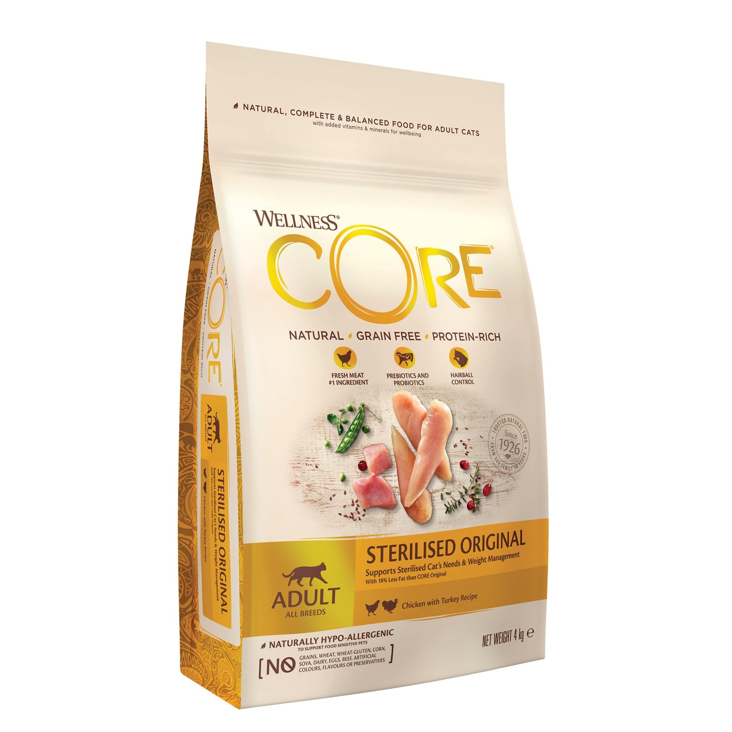 Wellness Core | Sterilised Original | Chicken & Turkey | 4kg