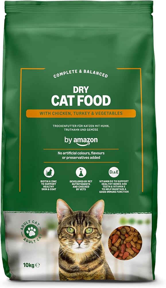 Dry Cat Food | Amazon | Chicken, Turkey, Veg | Adult | 10kg