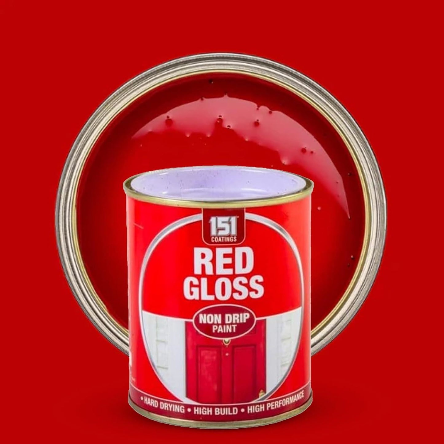 151 Coatings| Red Gloss Non Drip| 300ml