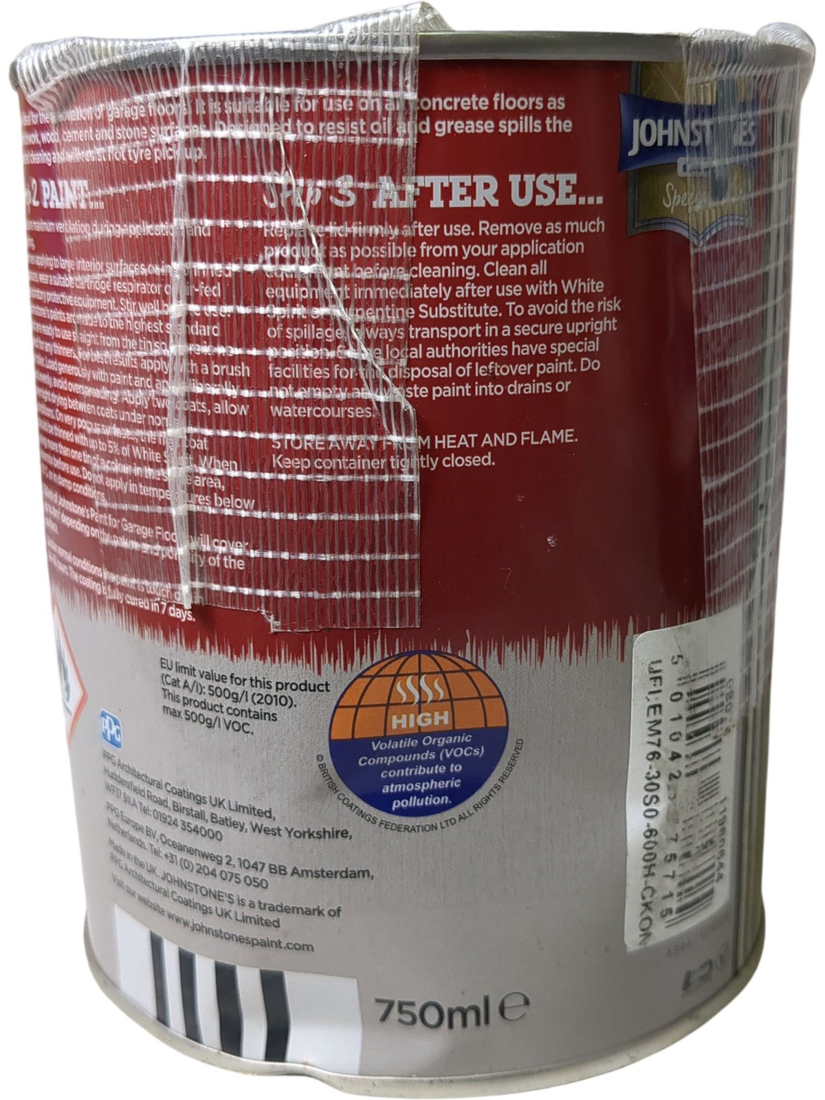 Johnstone's | Floor Paint | Dark Grey | 750ml