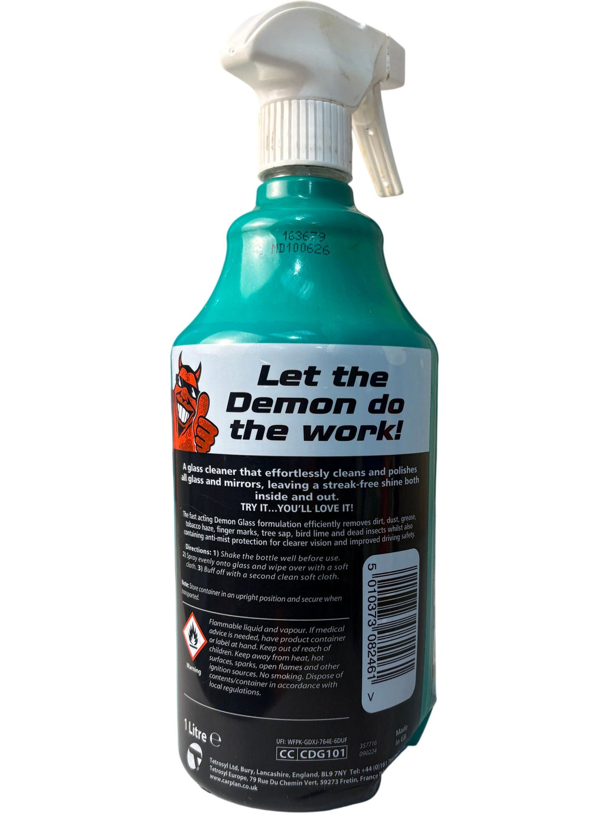 CarPlan Demon Glass Active Glass Cleaner 1L