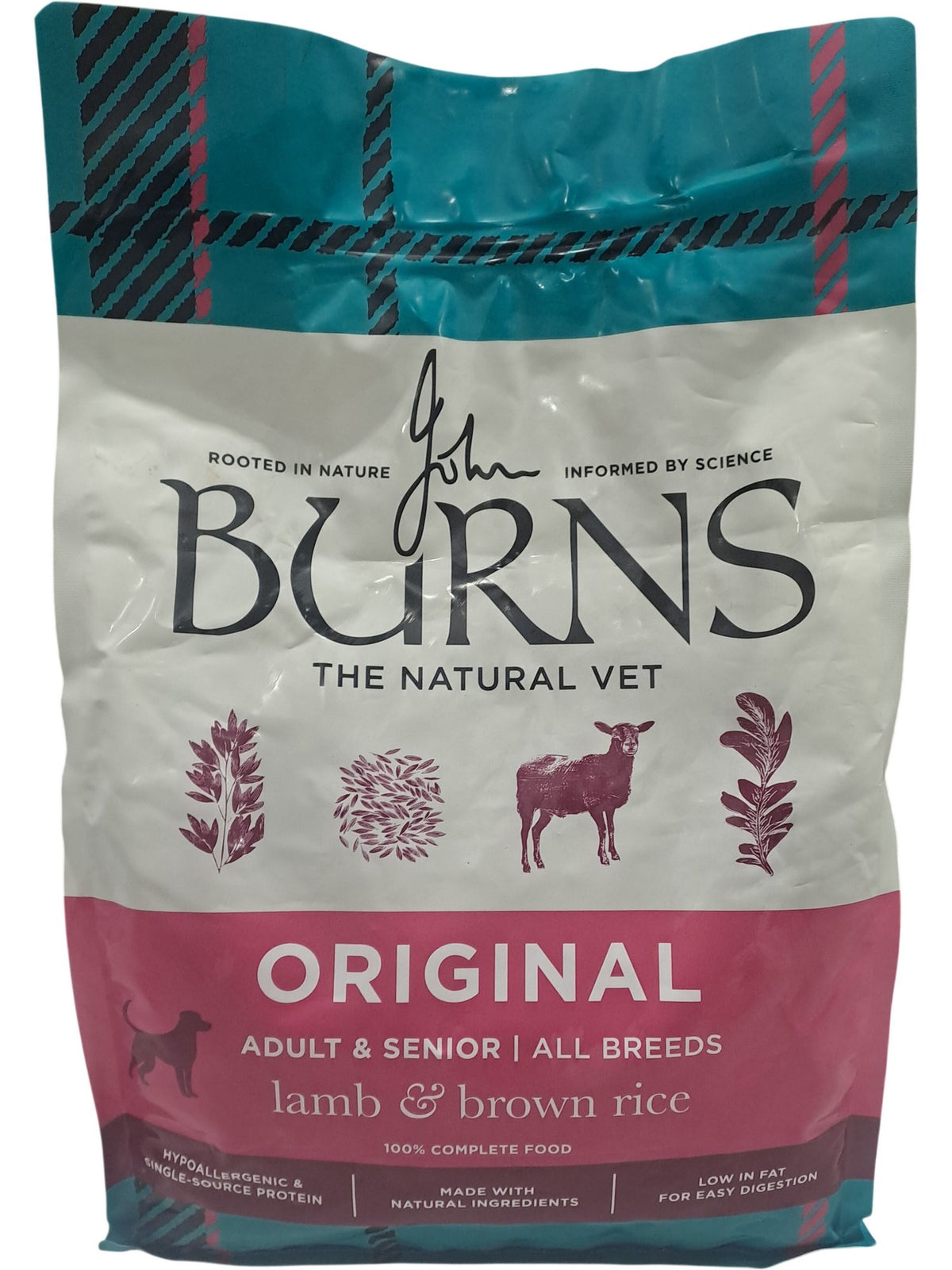 Burns | Original Dog Food | Lamb & Brown Rice | 2KG