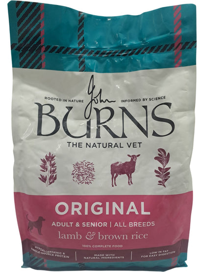 Burns | Original Dog Food | Lamb & Brown Rice | 2KG