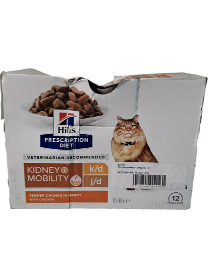 Hill's | Prescription Diet Cat Food | k/d + Mobility | 12x85g