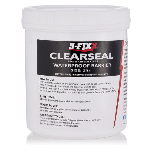 S-FIXX| Clear Seal-Waterproof Barrier-1L