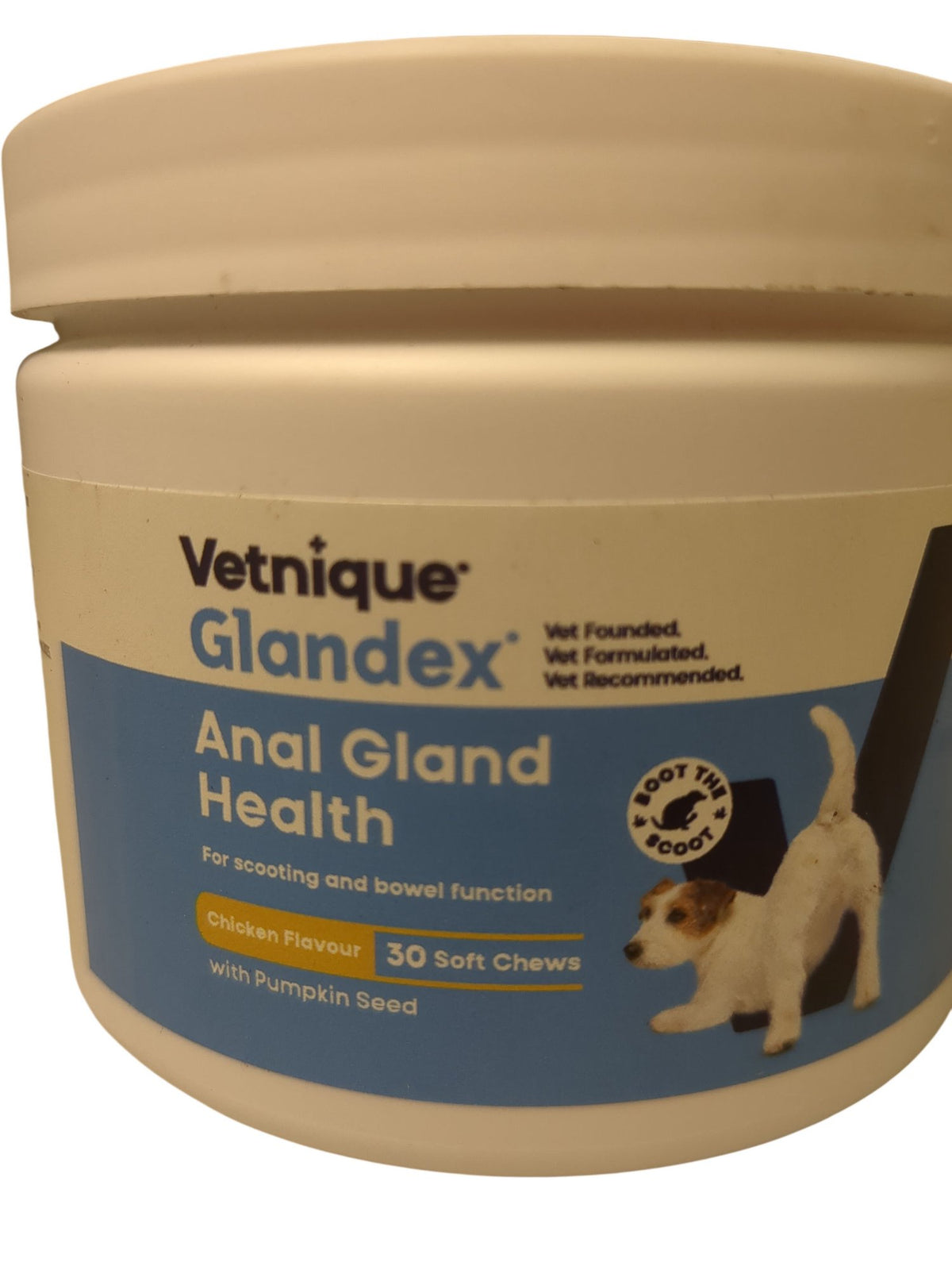 Vetnique | Glandex Anal Gland Health | Chicken Flavour | 30 Soft Chews