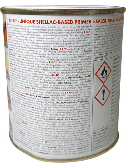 Zinsser | B-I-N Primer-Sealer | 5037898610184 | 500ml