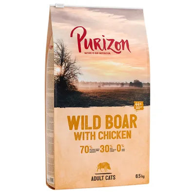 Purizon| Adult Cat Dry- Wild Boar & Chicken- 6.5kg