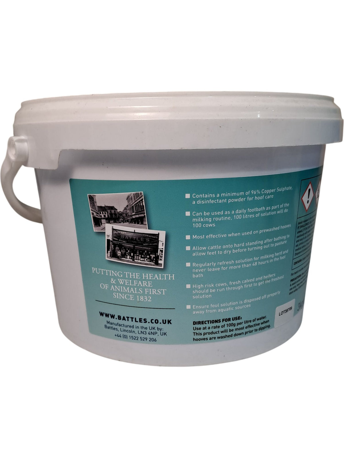 Battles | Copper Sulphate Disinfectant | 3kg