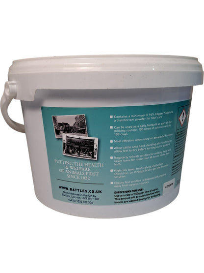 Battles | Copper Sulphate Disinfectant | 3kg
