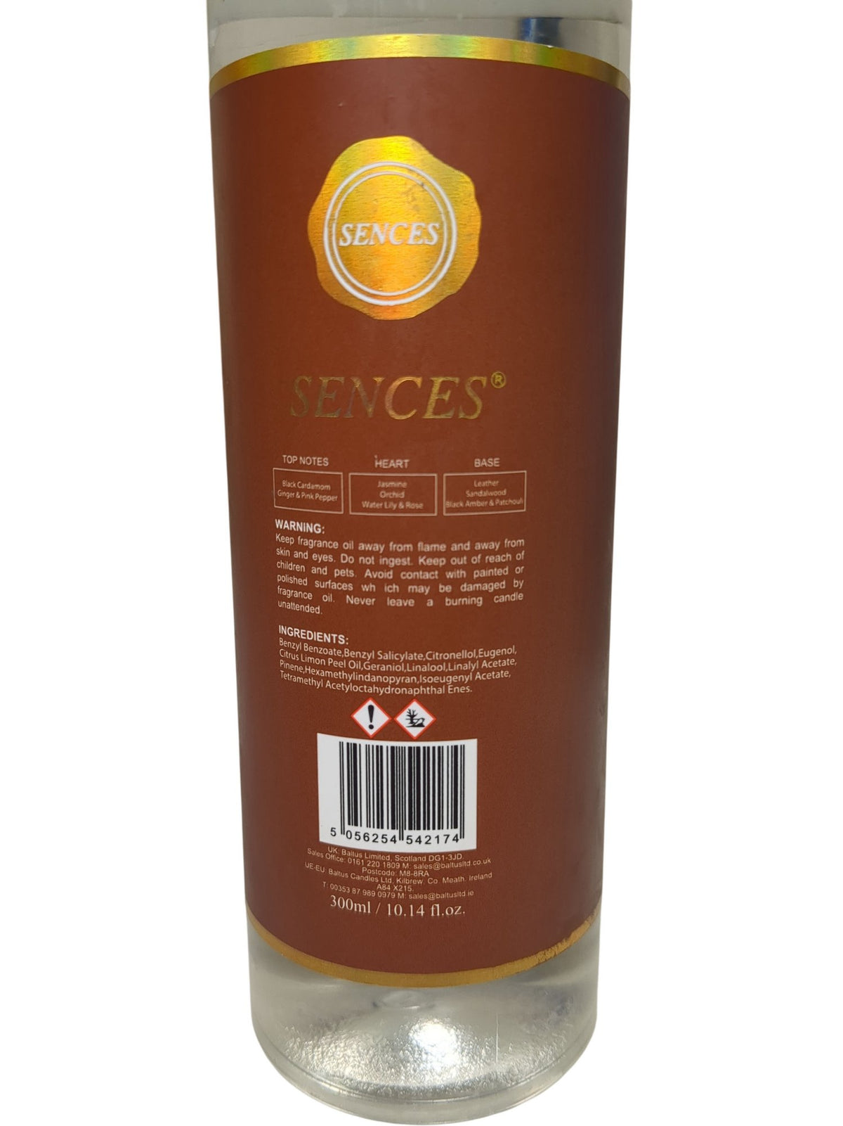 Sences | Dark Amber & Ginger Lily Reed Diffuser | 300ml