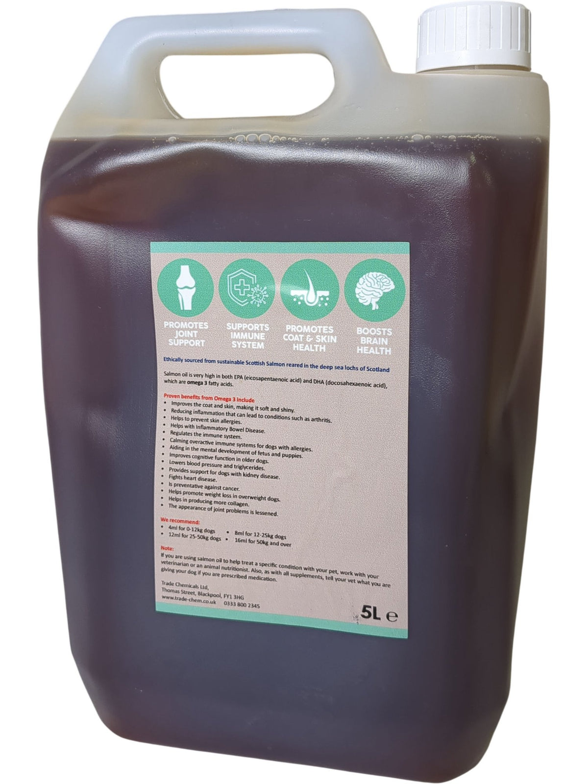 Fresh Pet | Pure Scottish Salmon Oil | 5L