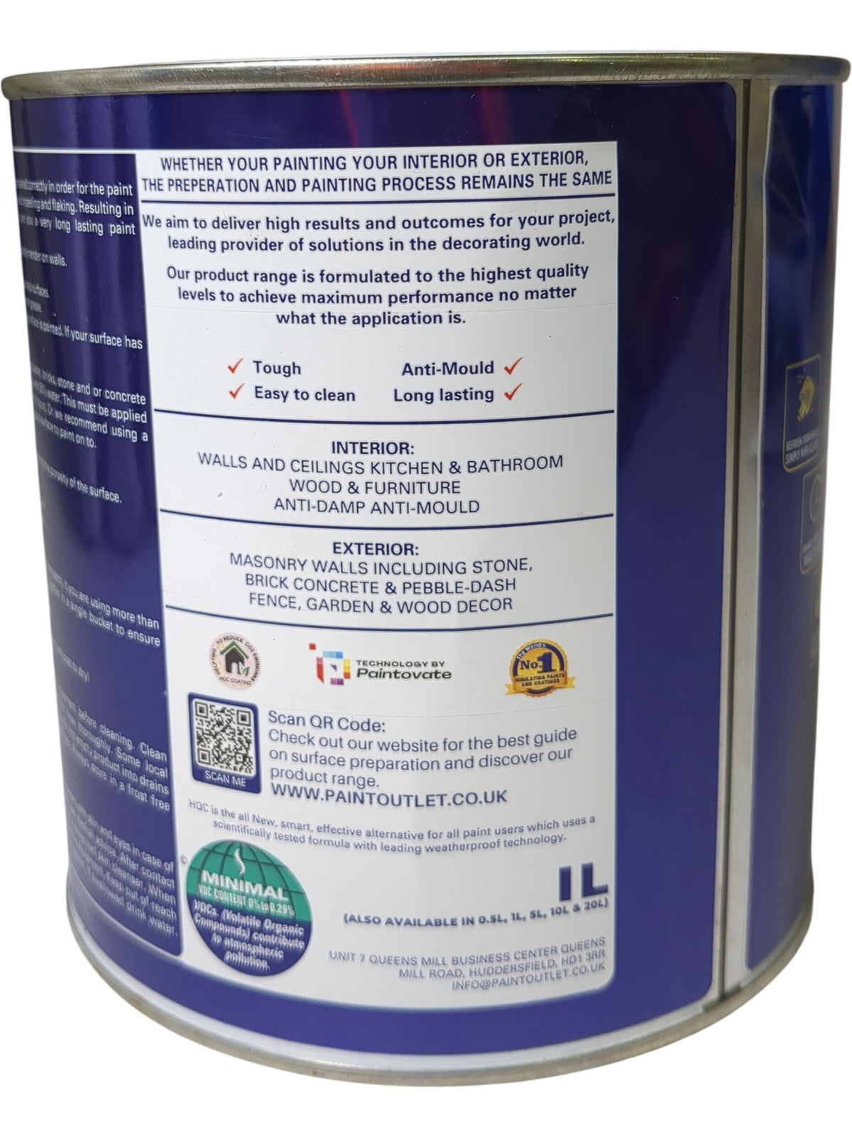 HQC | Premium Paint | Diamond Durability | 1L