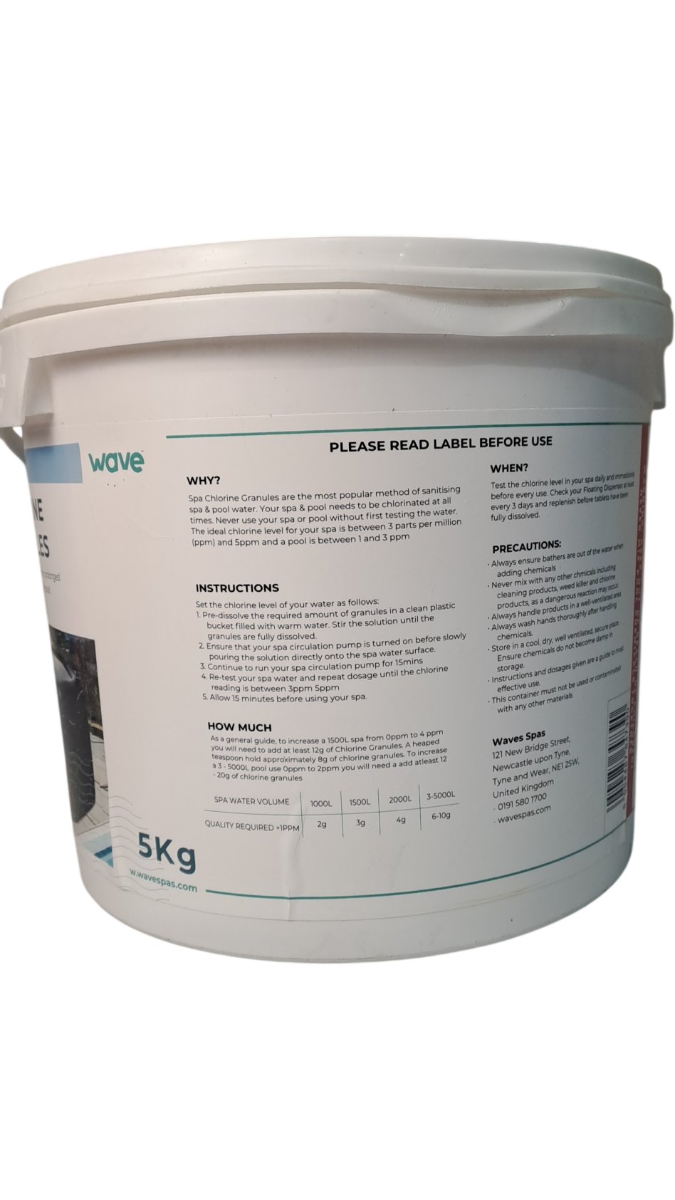 Wave | Chlorine Granules | 5Kg