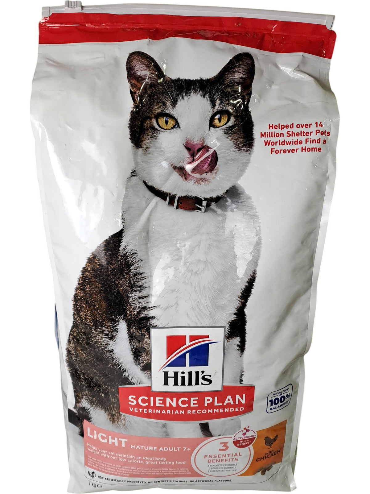 Hill's | Science Plan Light | 7+ Mature Adult Cat Food | 7kg