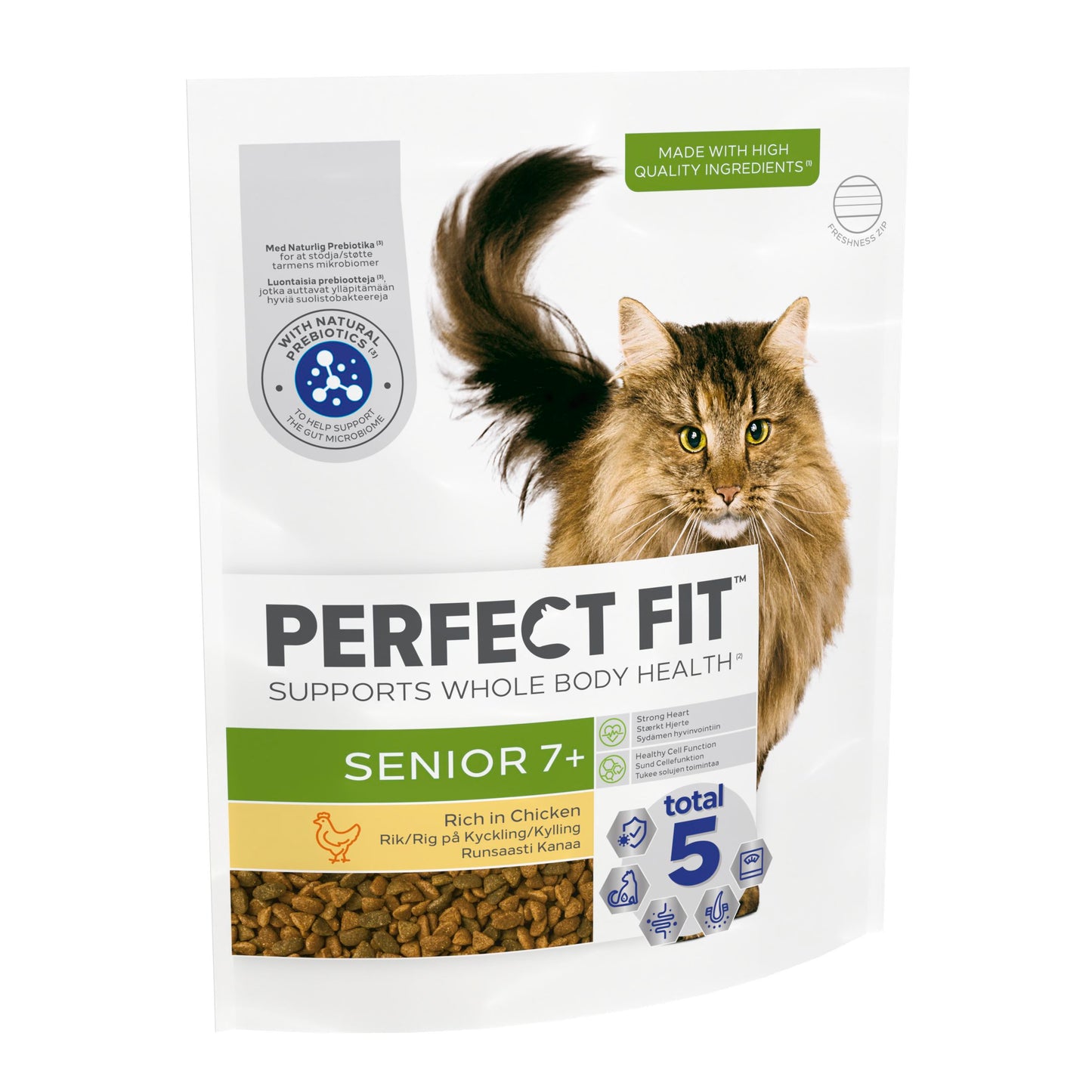 750g Perfect Fit Advanced Nutrition Senior Complete Dry Cat Food Chicken