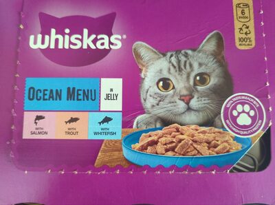 Whiskas Tins 1+ Ocean Menu CIJ 6x400g