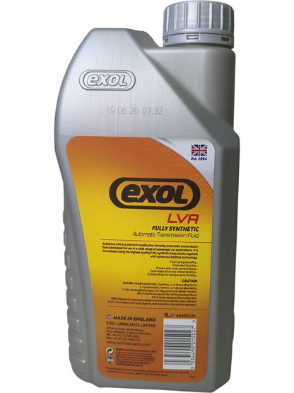 Exol | Autotrans LVA Fully Synthetic Automatic Transmission Fluid | 1L