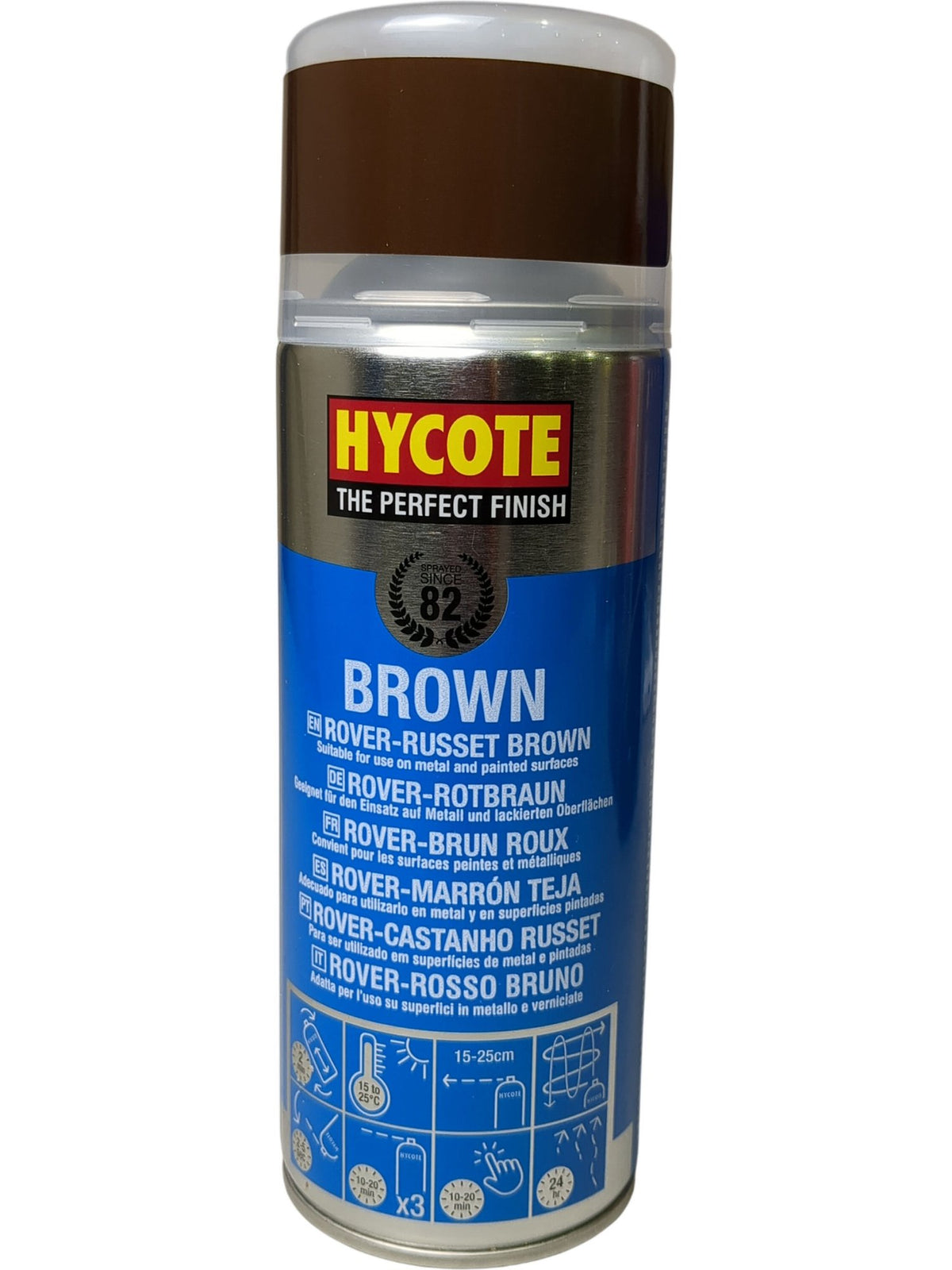 Hycote | Brown Spray Paint | Rover-Russet | 400ml