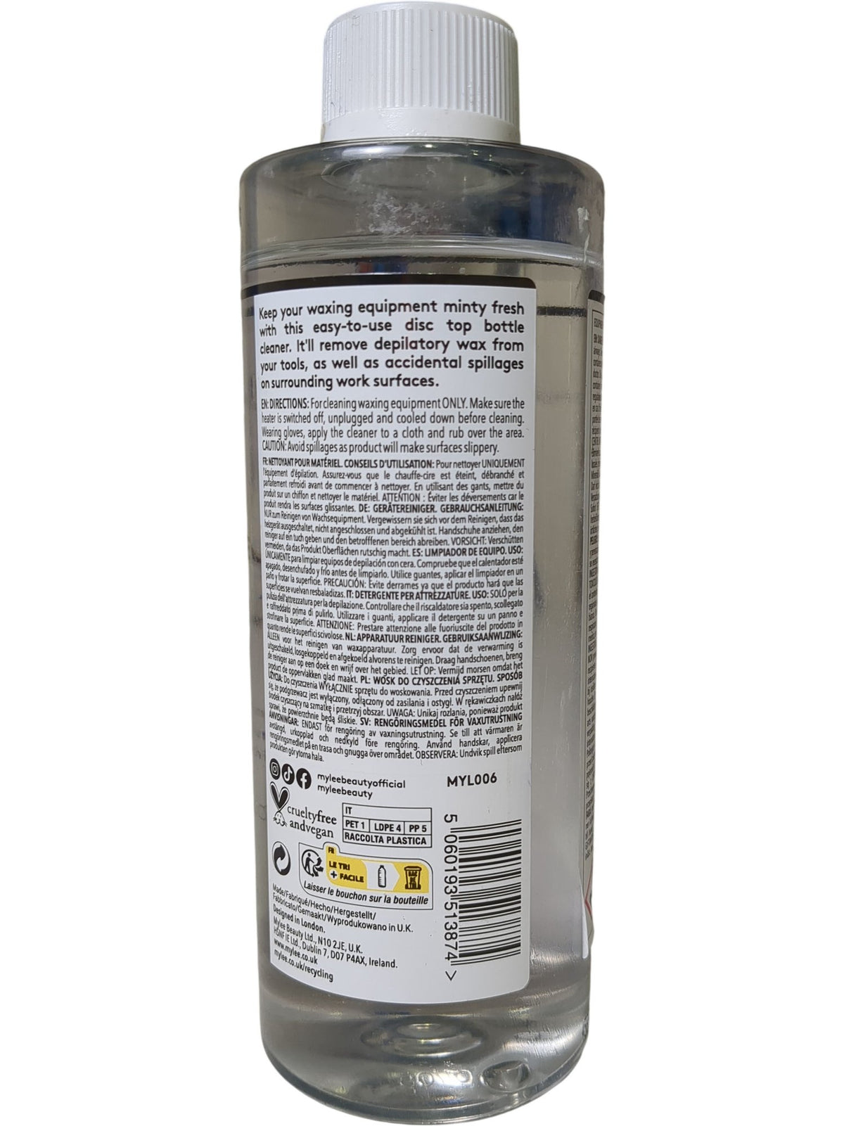 Mylee | Wax Equipment Cleaner | 5060193513874 | 500ml